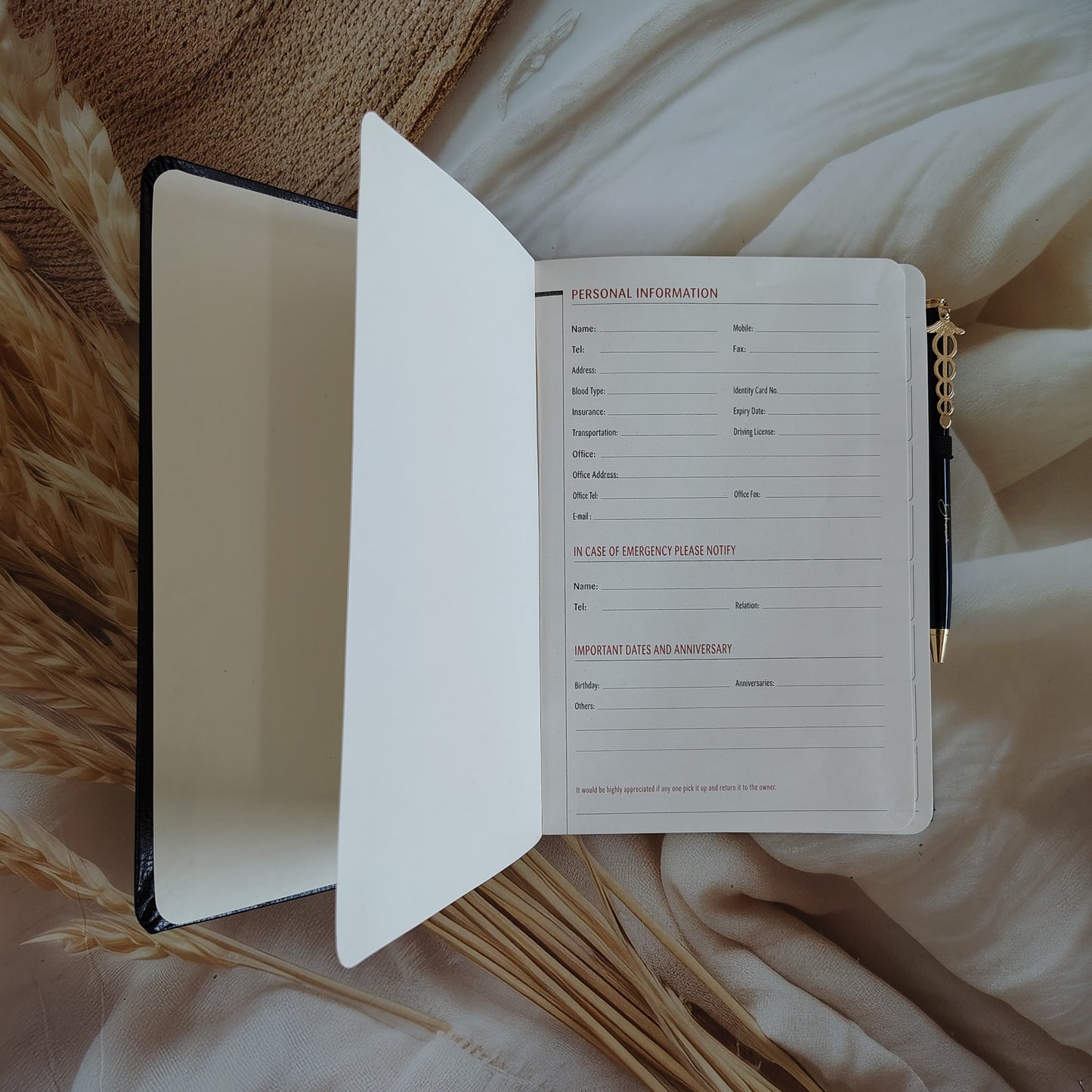 Personalised Corporate Diary And Pen Combo