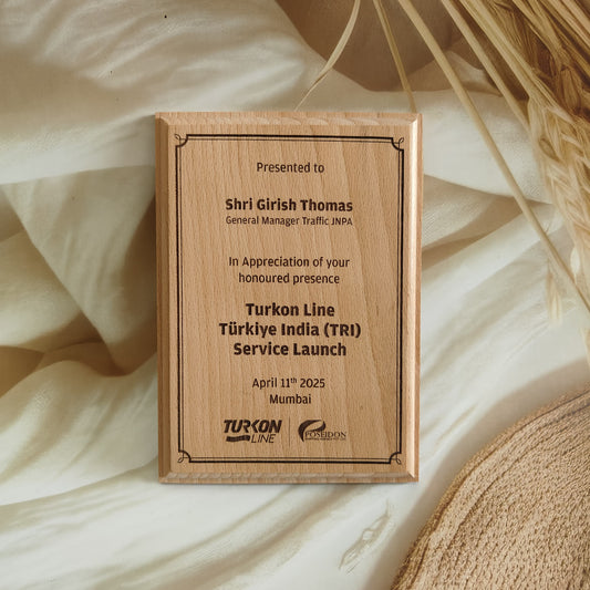 Personalized Engraved Moulded Wooden Photo Frame For Corporate Gifting