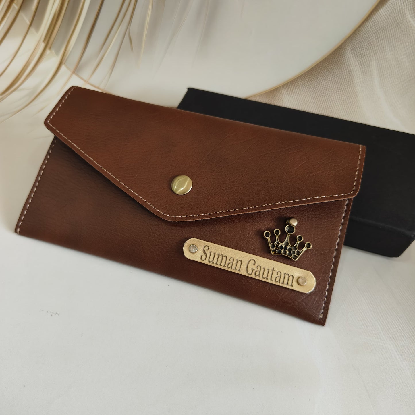 Personalized Slim Clutch (Wallet) For Women's