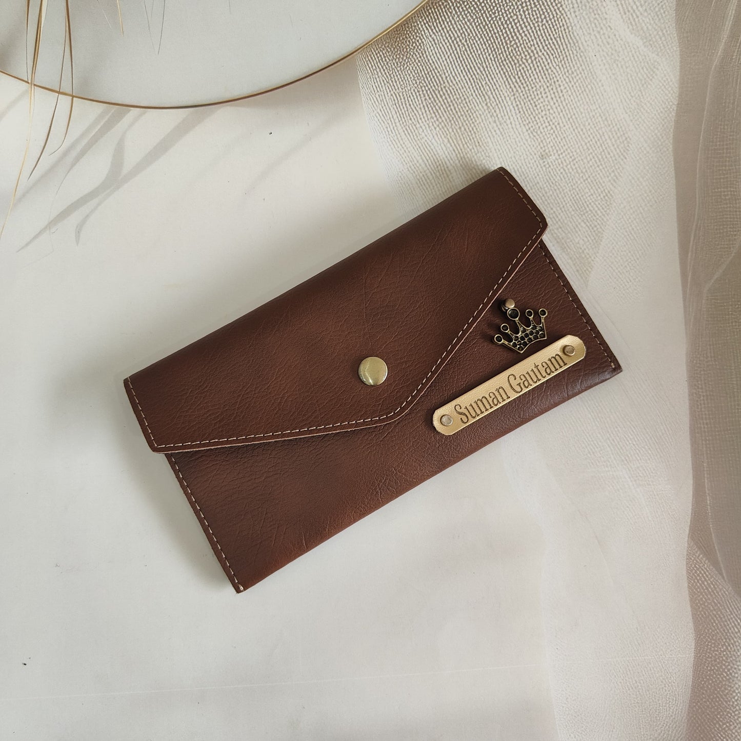 Personalized Slim Clutch (Wallet) For Women's