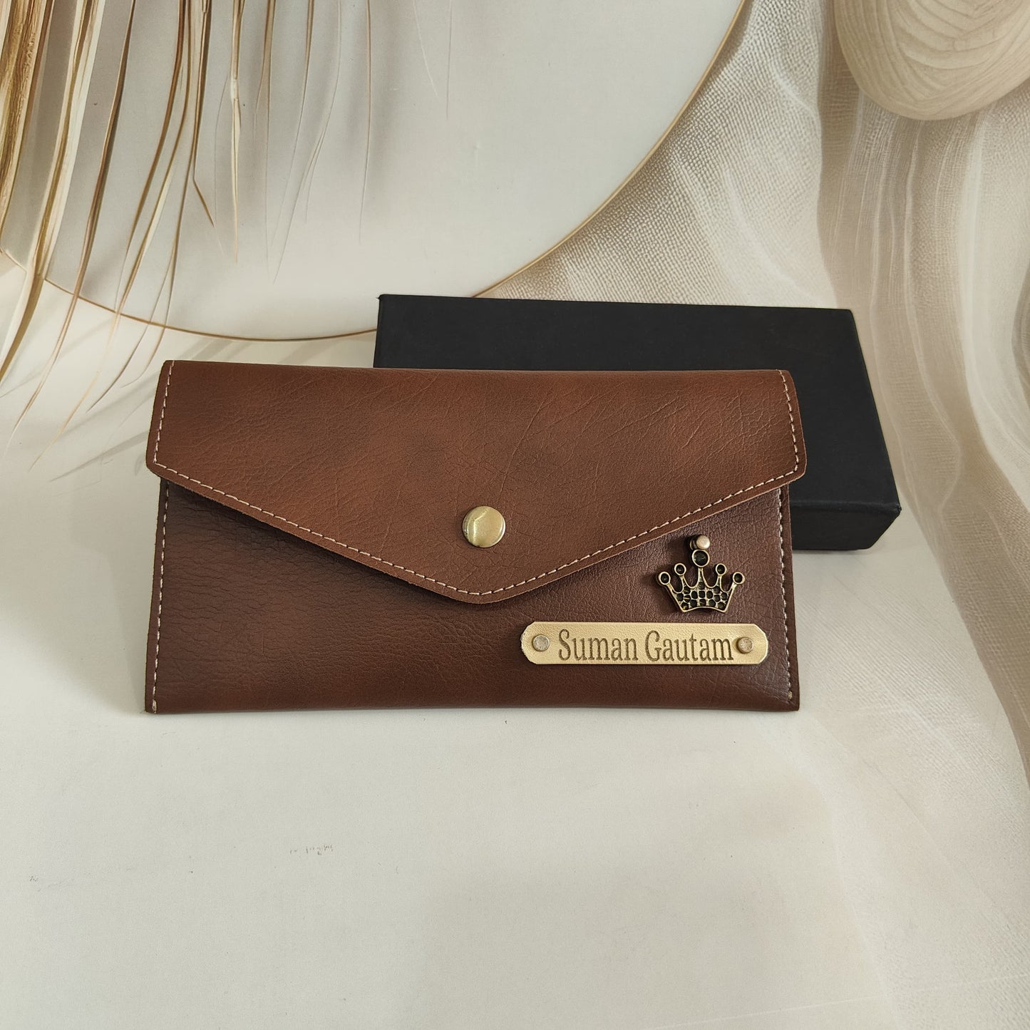 Personalized Slim Clutch (Wallet) For Women's