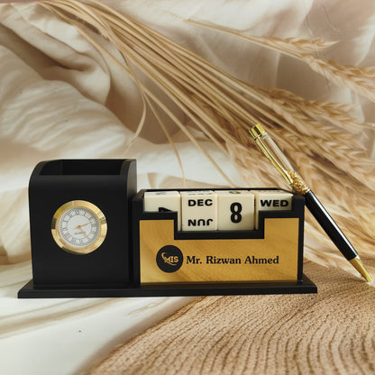 Personalized Pen Stand with Customise Pen