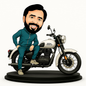 Premium Personalised Biker Caricature Gift