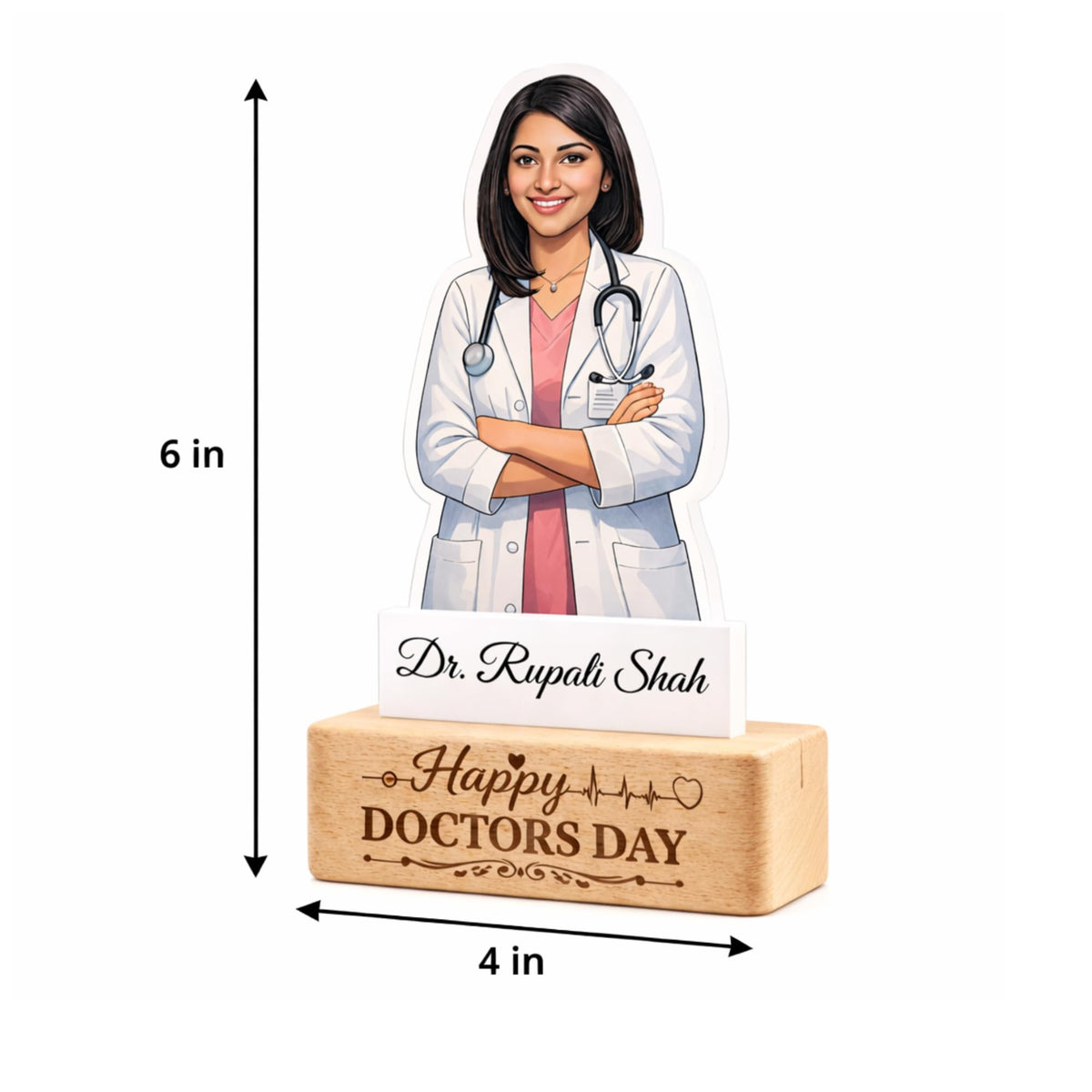 Premium Personalised Doctor Caricature Gift