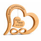 Personalised Wooden Anniversary Gift for Couples