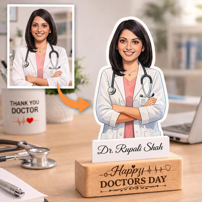 Premium Personalised Doctor Caricature Gift