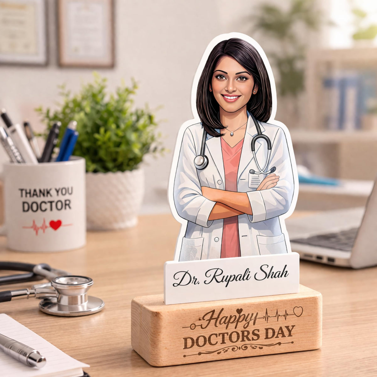 Premium Personalised Doctor Caricature Gift
