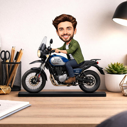 Personalised Bike Rider Caricature Gift