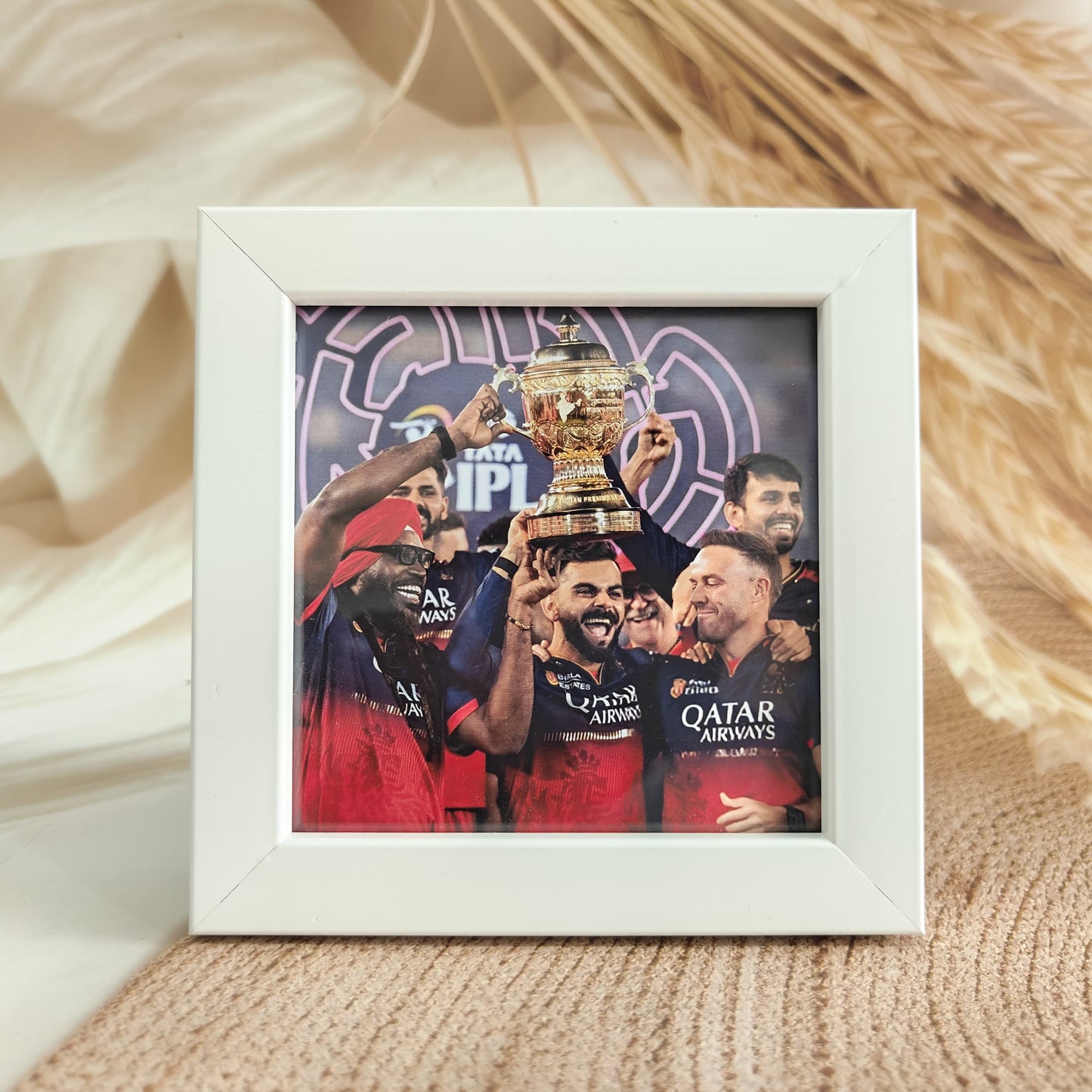 Customised Photo Frame with Printed Photo, Square photo Frame Best Gift for Bestfriend