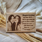 Personalised Wooden Engraved Photo Frame Gift