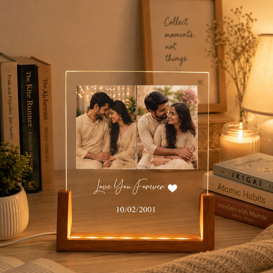 Personalized Photo LED Night Light Gift for Her!