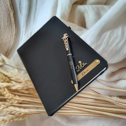 Personalised Corporate Diary And Pen Combo