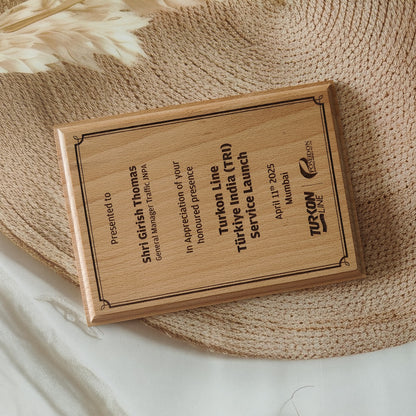 Personalized Wooden Appreciation Plaque for Guests