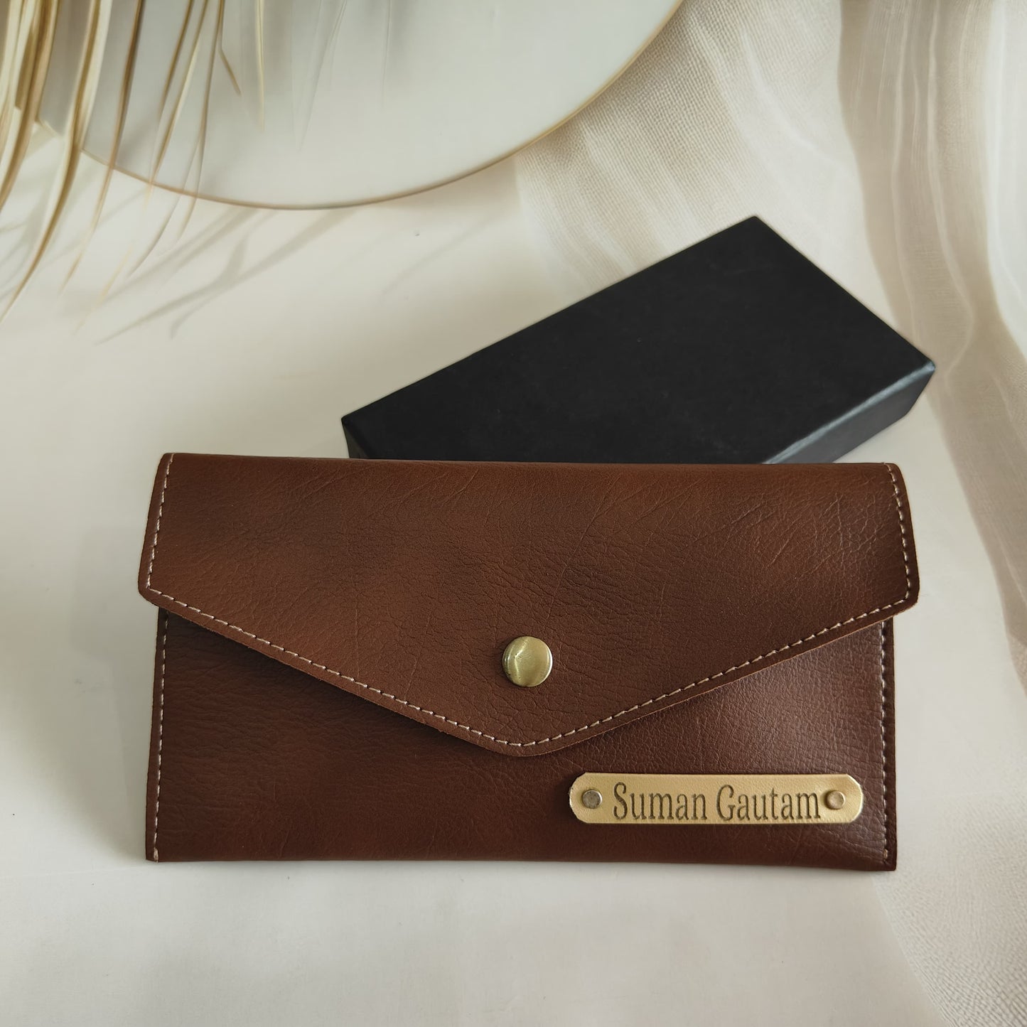 Personalized Slim Clutch (Wallet) For Women's