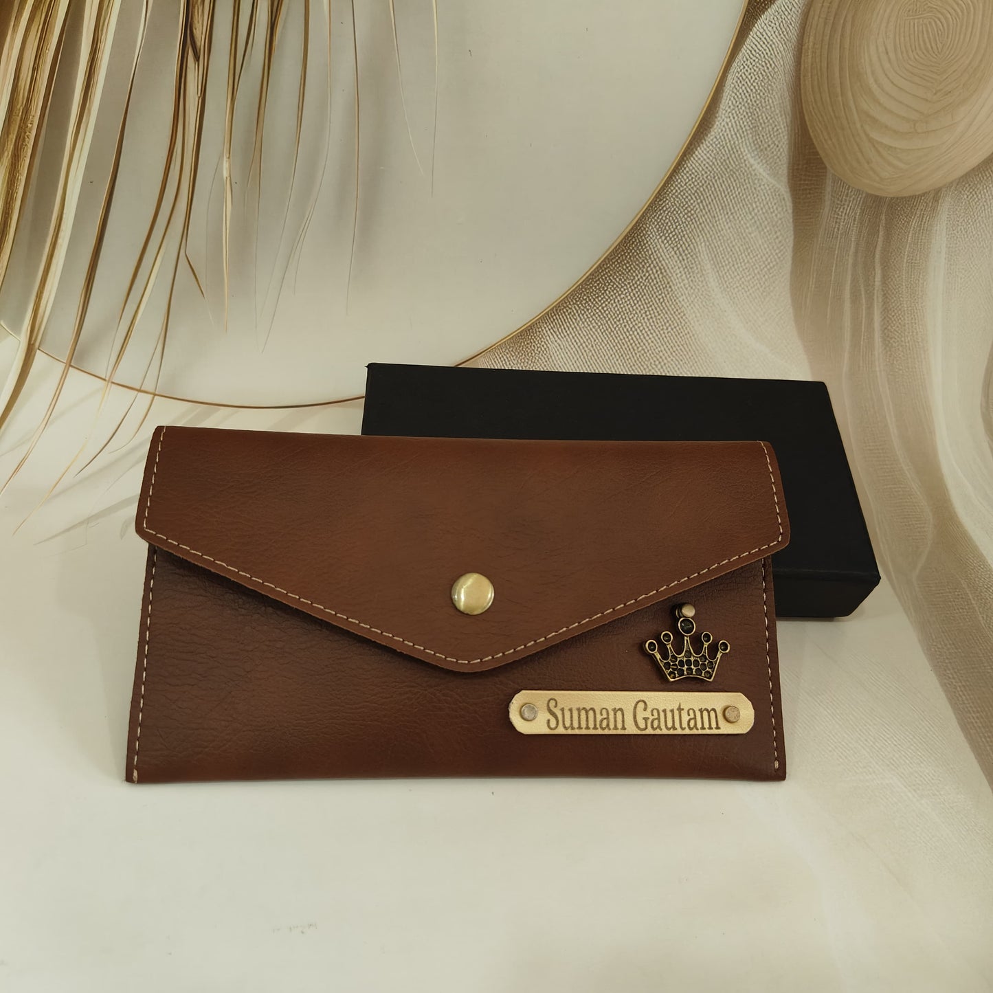 Personalized Slim Clutch (Wallet) For Women's