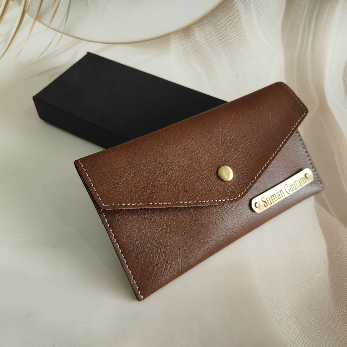 Personalized Slim Clutch (Wallet) For Women's