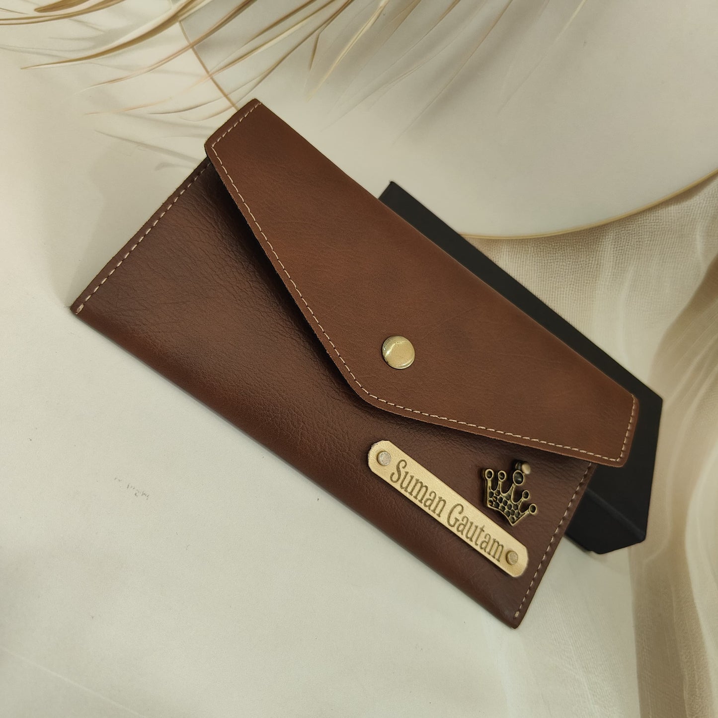 Personalized Slim Clutch (Wallet) For Women's