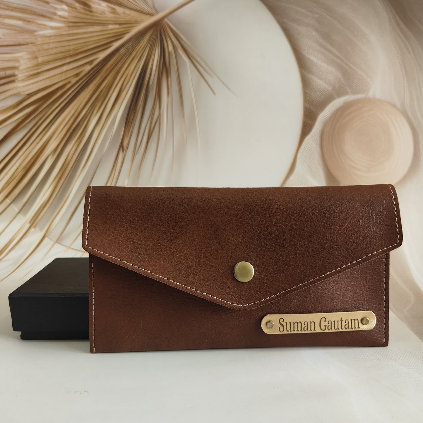 Personalized Slim Clutch (Wallet) For Women's