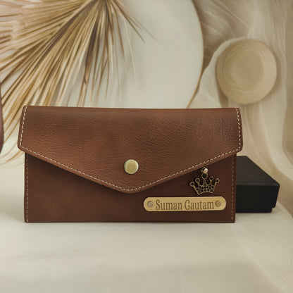 Personalized Slim Clutch (Wallet) For Women's