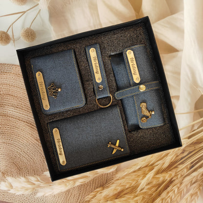 Personalised Denim Wallet Combo For Men’s