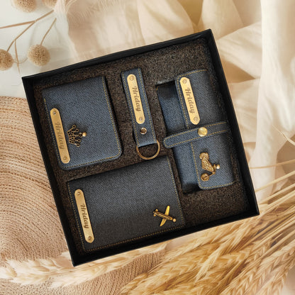 Personalised Denim Wallet Combo For Men’s