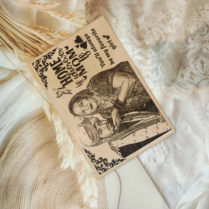 Personalised Happy Mother’s Day Engraved Wooden plaque | Photo Frame