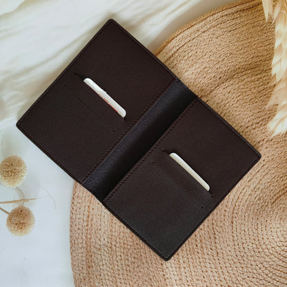 Personalised Premium Imported Leather Women's Clutch (Wallet) Combo