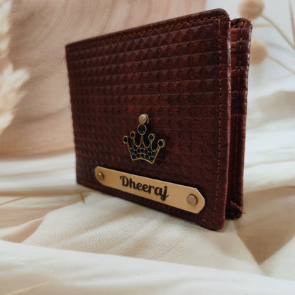 Personalized Turbo Leather Wallet