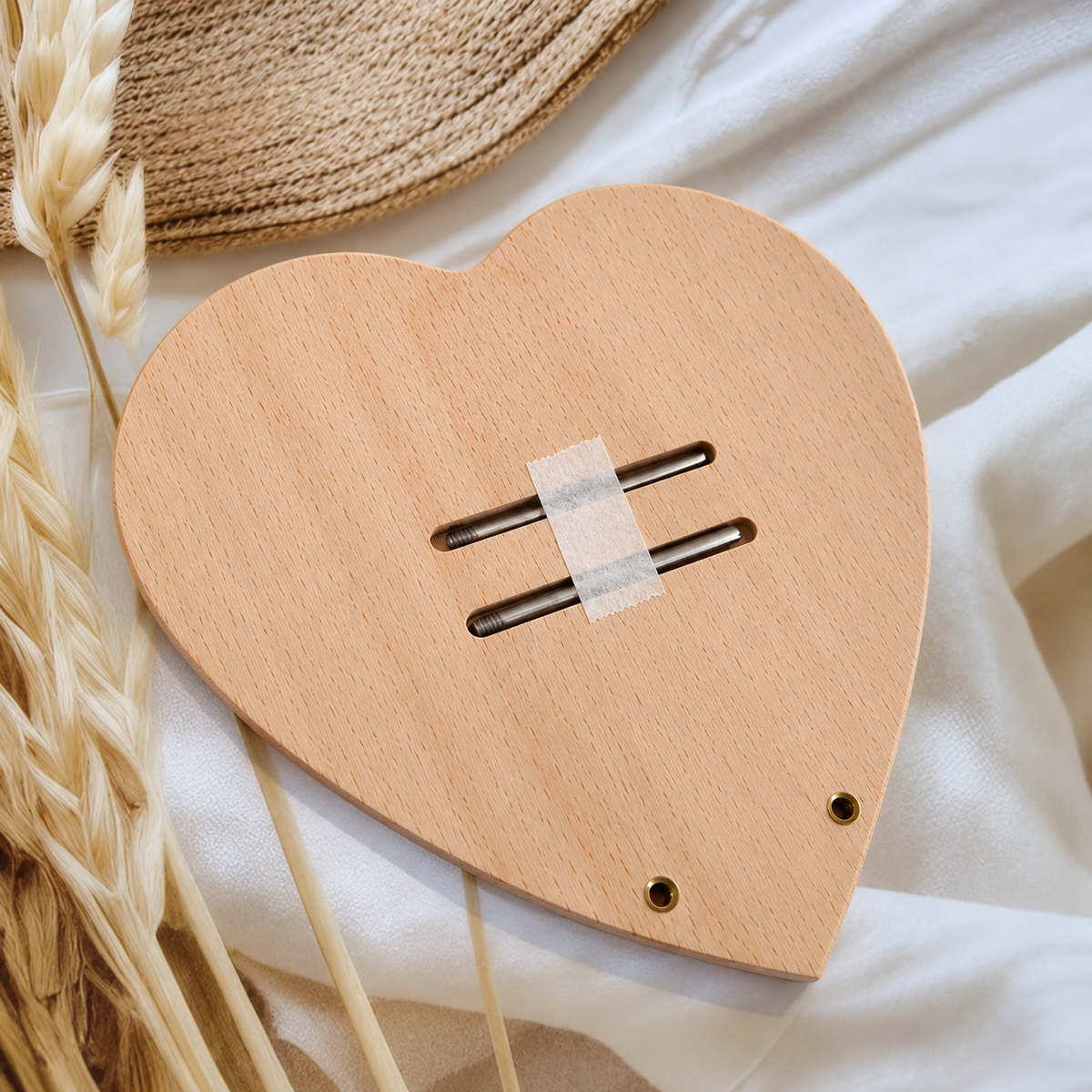 Personalized Heart Shape Wooden Photo Plaque
