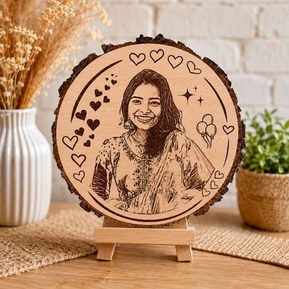 Personalized Engraved Wooden Photo Frame Gift