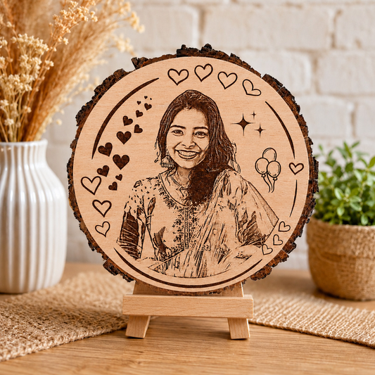 Personalized Engraved Wooden Photo Frame Gift