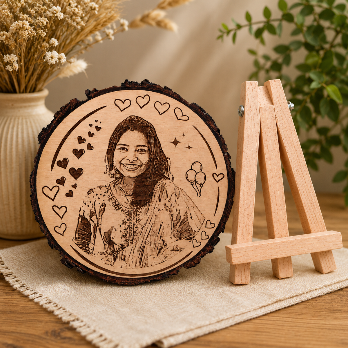Personalized Engraved Wooden Photo Frame Gift